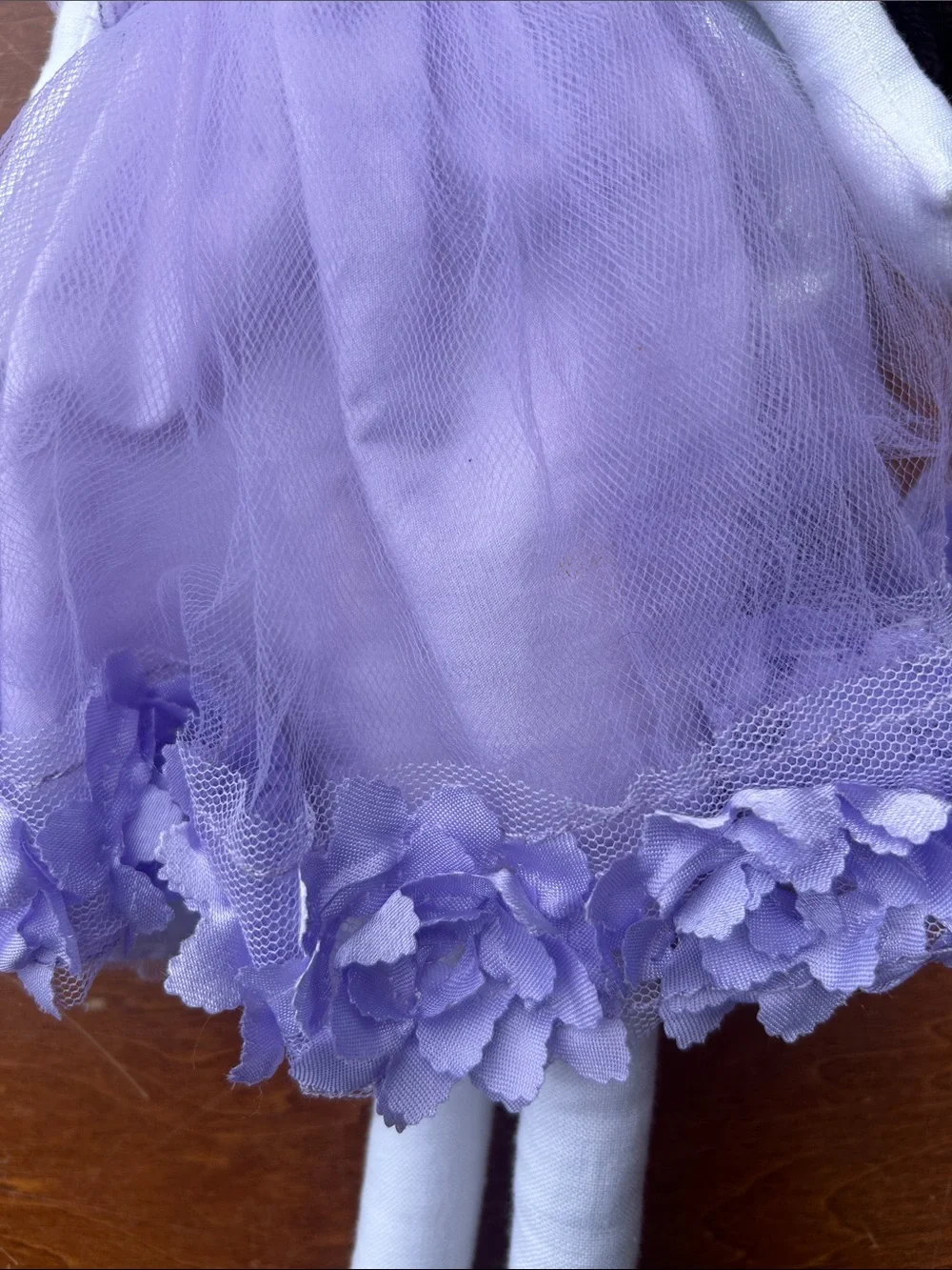 Pottery Barn Kids Purple Tulle Princess Rag Doll